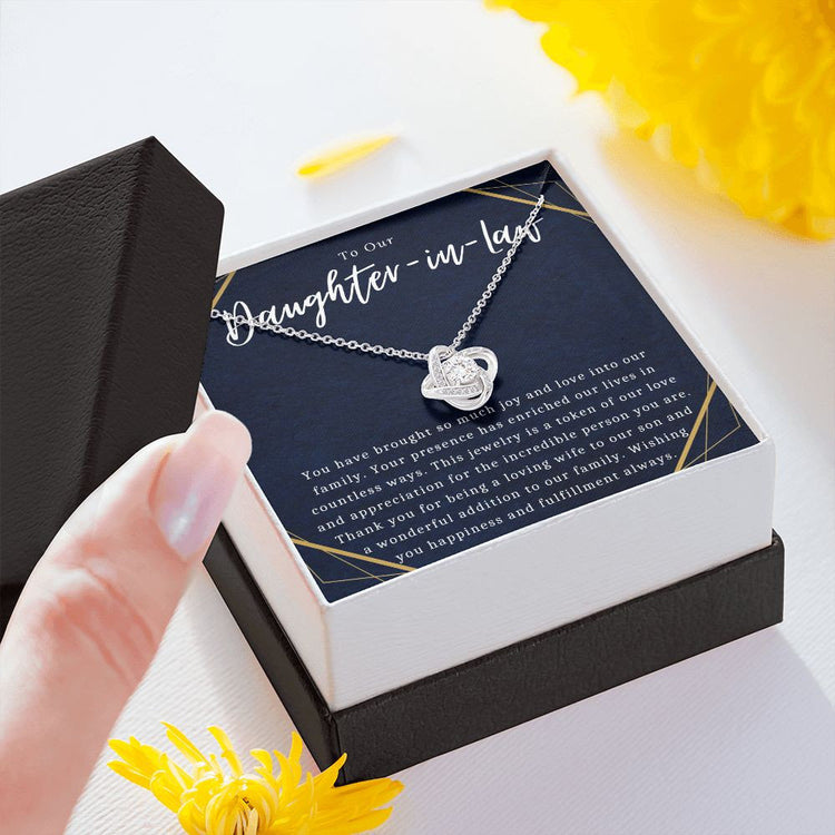 925 Sterling Silver Love Knot Necklace