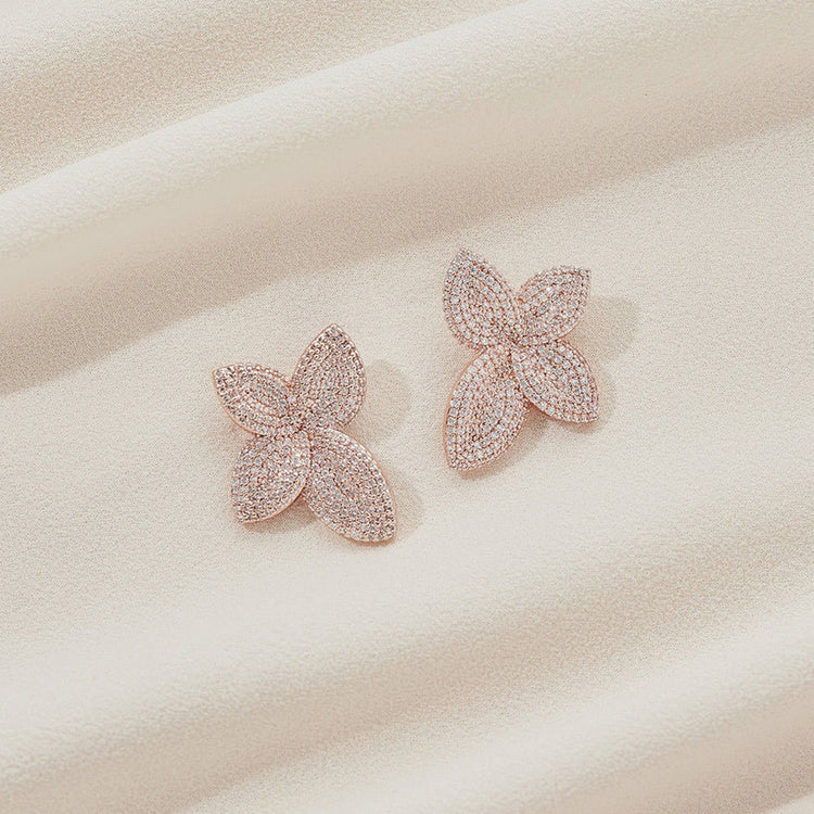 925 Sterling Silver Primrose Studs
