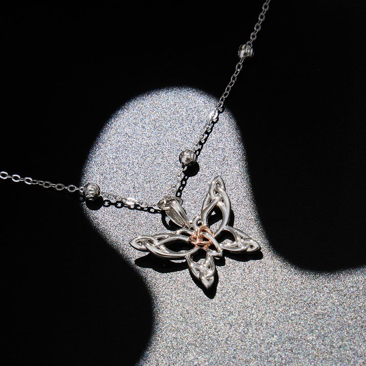 925 Sterling Silver Dragonfly Anklet Butterfly Anklet Celtic Jewelry