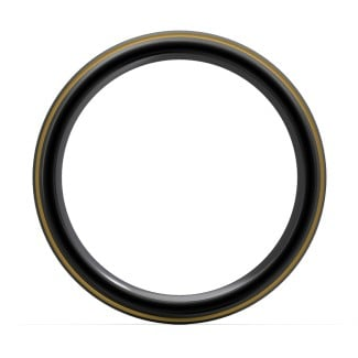925 Sterling Silver Men's Black Tungsten Dome Ring