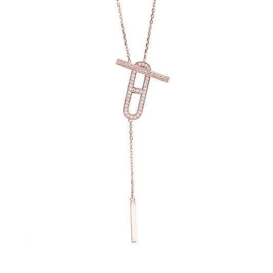 925 Sterling Silver Elegant Anchor Chain Necklace - onlyone