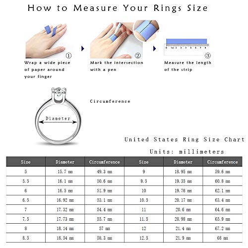 925 Sterling Silver Rose Gold Zirconia Crown Style Or Square Style Ring - onlyone