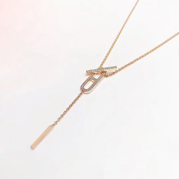 925 Sterling Silver Elegant Anchor Chain Necklace - onlyone
