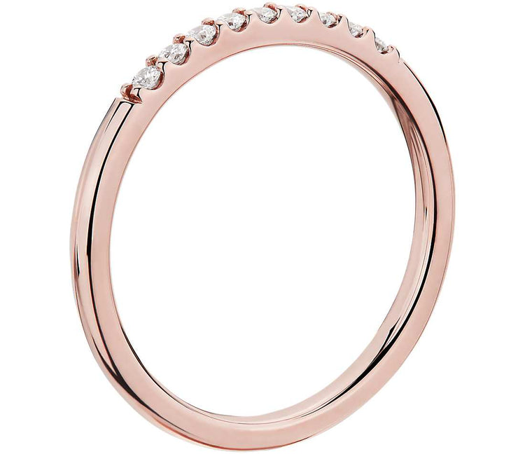 14K Petite Diamond Ring 0.1 Carat Total Weight - onlyone
