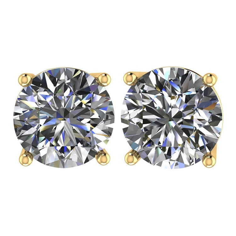 925 Sterling Silver Cubic Zirconia Stud Earrings