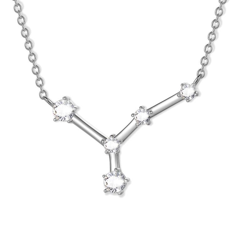 925 Sterling Silver Zodiac Jewelry Celestial Constellation Necklace - onlyone