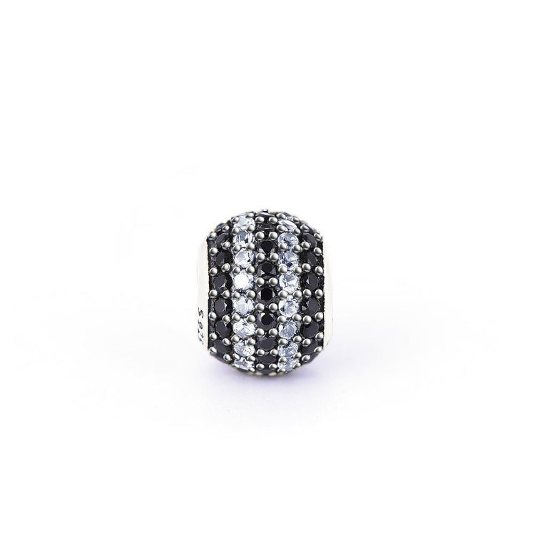 925 Sterling Silver Colorful Cubic Zirconia Charm For Bracelet and Necklace