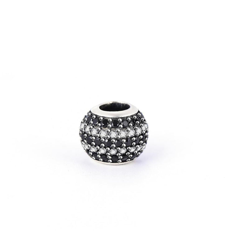 925 Sterling Silver Colorful Cubic Zirconia Charm For Bracelet and Necklace