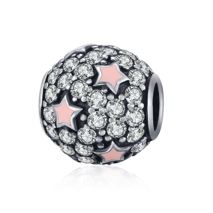 Sterling Silver Starry Sky Charm Fit for Bracelet and Necklace - onlyone