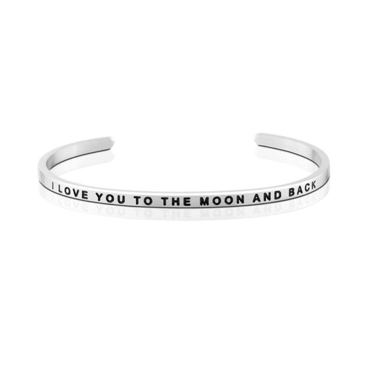 925 Sterling Silver Personalized Love Series Engraved Cuff 6�7.5�Inspirational Bracelet - onlyone