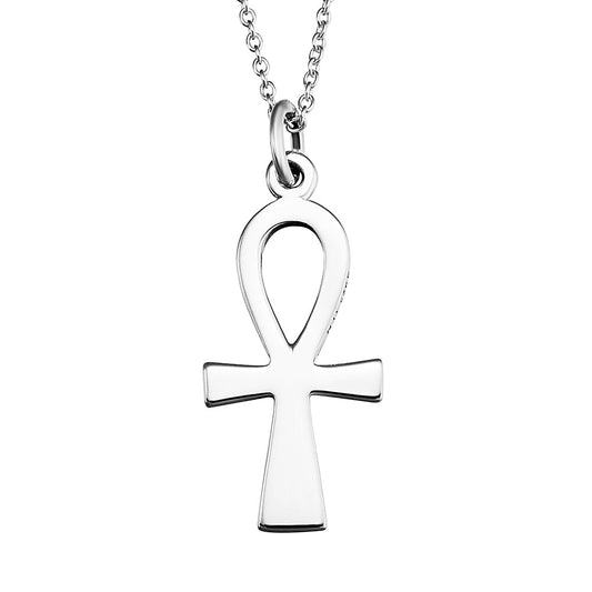 925 Sterling Silver Religious ANKH Cross Egyptian Peace Faith Necklace - onlyone