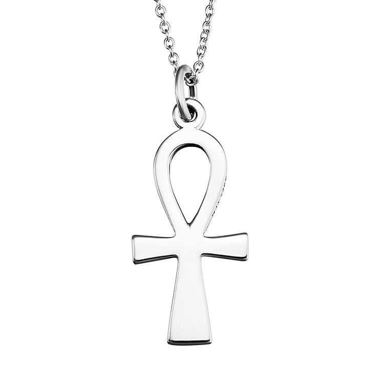 925 Sterling Silver Religious ANKH Cross Egyptian Peace Faith Necklace - onlyone