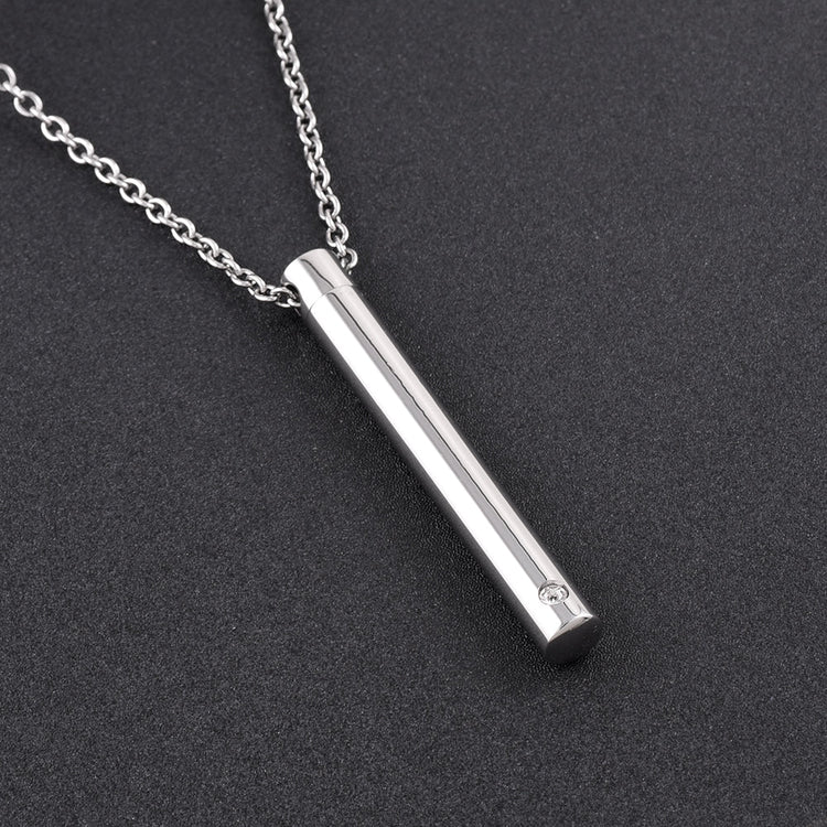 925 Sterling Silver Custom Engraved Cremation Ashes Birthstone Memorial Necklace, Creamation Jewerly Urn For Carry Loved One's Ashes - onlyone