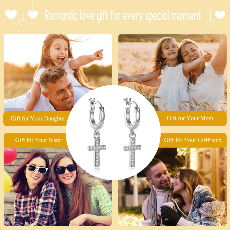 925 Sterling Silver Small Huggie Hoop Earrings Dangle Earrings Jewelry Gift for Women Girls