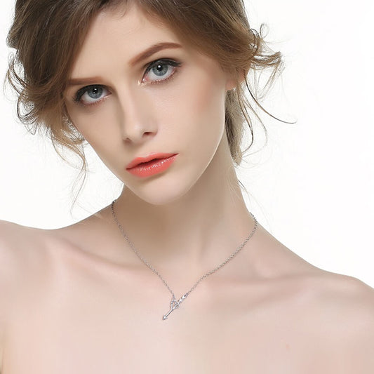 925 Sterling Silver An Arrow Through A Heart - onlyone