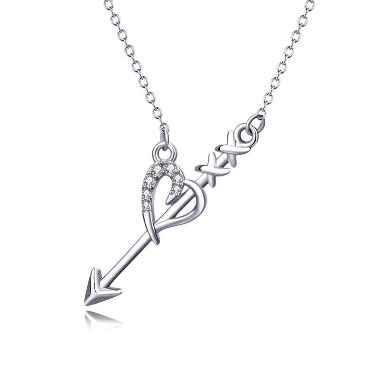 925 Sterling Silver An Arrow Through A Heart - onlyone
