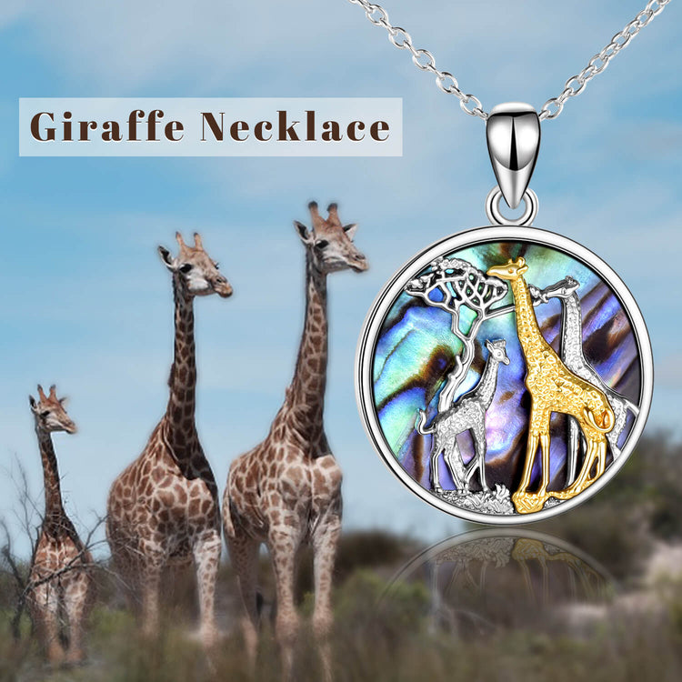 925 Sterling Silver Elegant Giraffe Necklace For Women - onlyone