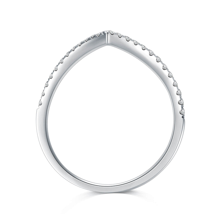 AU750 Classic Teardrop Yellow Diamond Ring Set