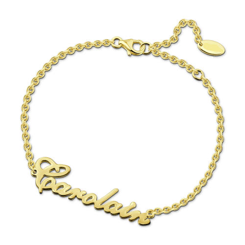 925 Sterling Silver Personalized Name Bracelet Length 6�7.5�Nameplate Bracelet - onlyone