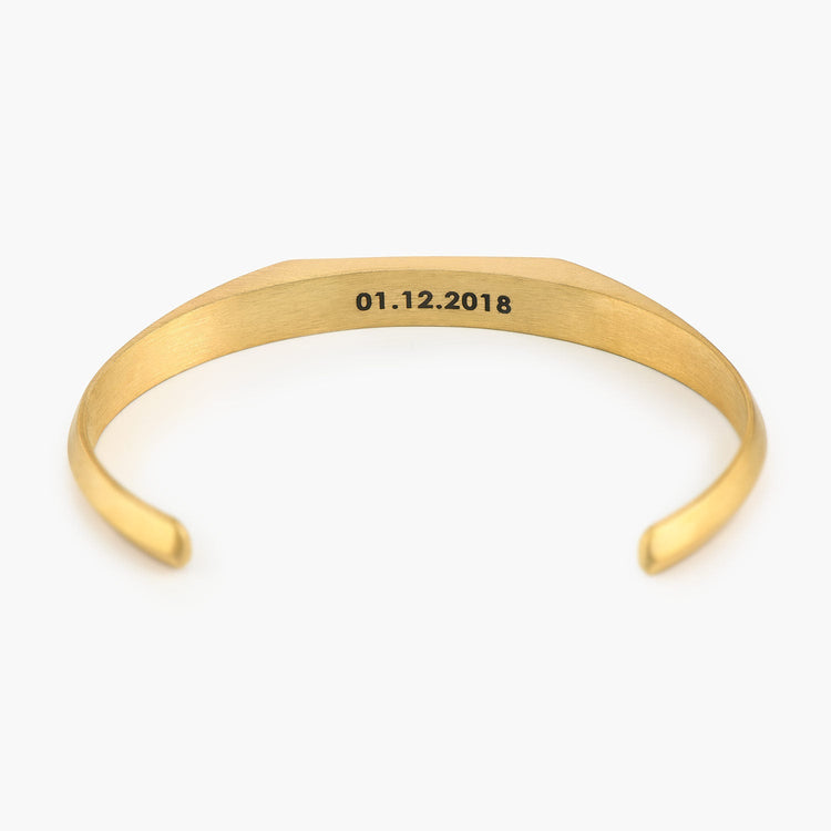 925 Sterling Silver Personalized Couples Cuff Id Set
