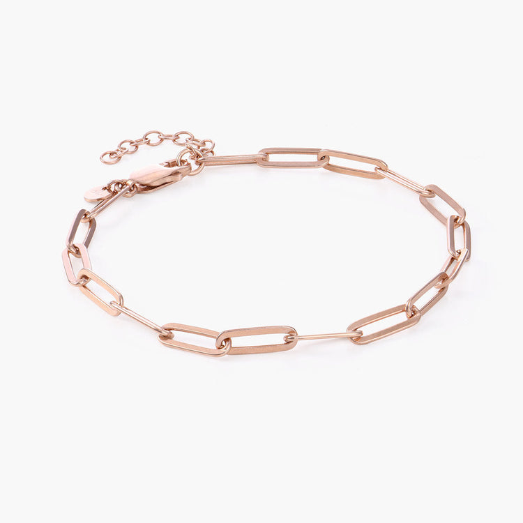 925 Sterling Silver Clip Link Bracelet