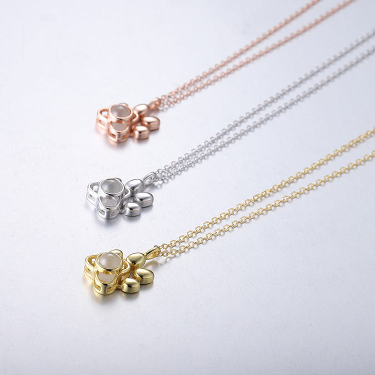 Pet Paw Love Project Necklace