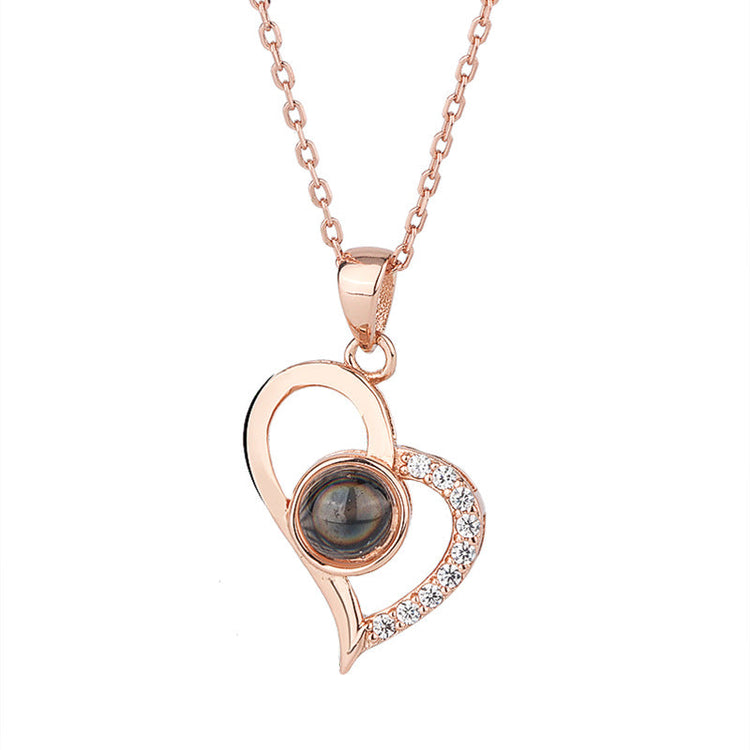 925 Sterling Silver I Love You In 100 Languages Of Love Necklace