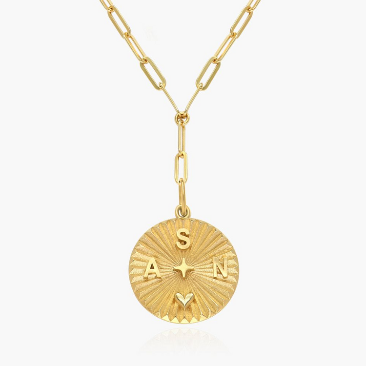925 Sterling Silver Initial Badge Necklace Personalized Necklace