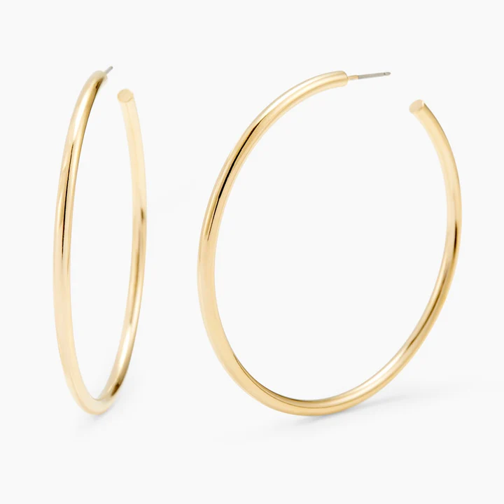 925 Sterling Silver Classic Hoops Earrings Gift for Mom