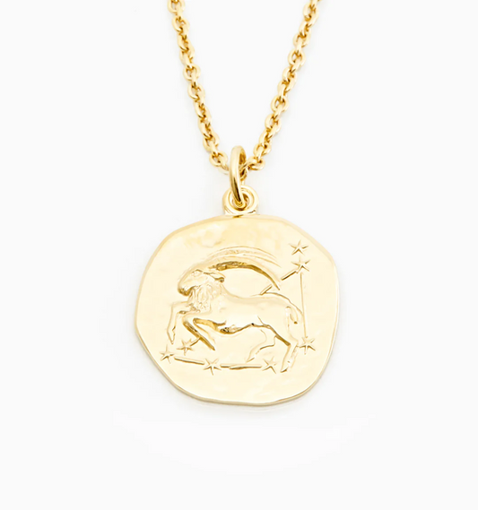 925 Sterling Silver Capricorn Zodiac Necklace