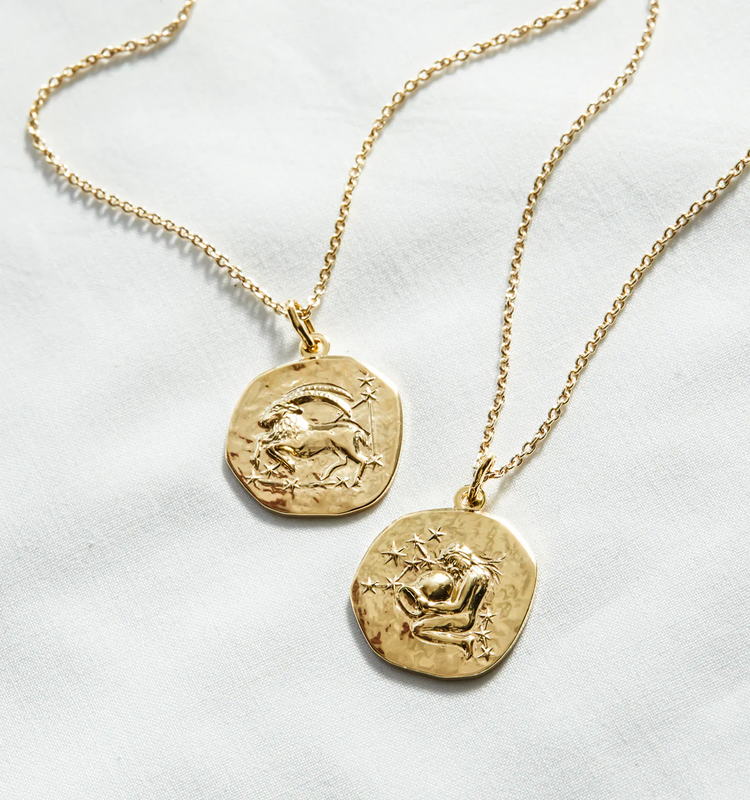 925 Sterling Silver Capricorn Zodiac Necklace