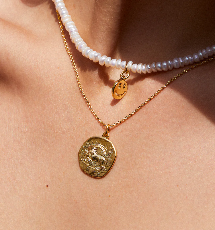 925 Sterling Silver Capricorn Zodiac Necklace
