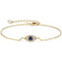 925 Sterling Silver Evil Eye Anklet Bracelet For Women - onlyone