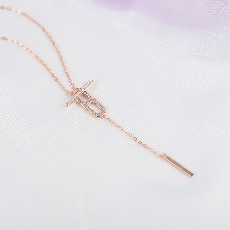 925 Sterling Silver Elegant Anchor Chain Necklace - onlyone