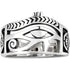 925 Sterling Silver Egyptian Eye of Horus Ankh Cross Ring - onlyone