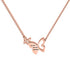 925 Silver Hollow Personalized Custom Butterfly Necklace - onlyone