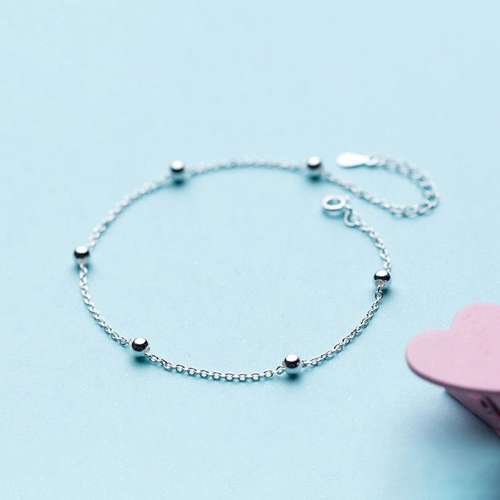 925 Sterling Silver Anklet Set - onlyone