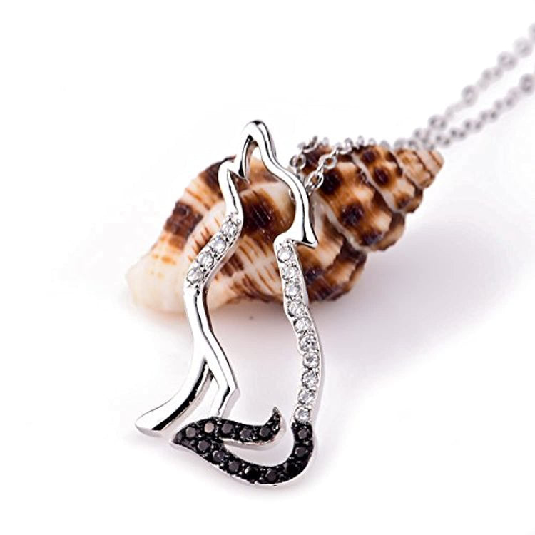 Wolf Necklace 925 Sterling Silver Jewelry - onlyone