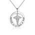 925 Silver White Angel Gift Series: White Angel Holy Guardian hollow shape - onlyone