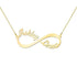 925 Sterling Silver Infinity Name Necklace Nameplate Necklace - onlyone