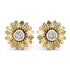 OnlyOne 925 Silver Golden Sunflower earrings - onlyone