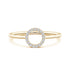 OnlyOne Hollow Round Ring Minimalist Design. - onlyone