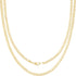 14K Mens Cuban Curb Chain Necklace Cuban Link Concave Curb Gold Chain Necklace - onlyone