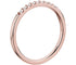14K Petite Diamond Ring 0.1 Carat Total Weight - onlyone