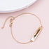 925 Sterling Silver Personalized Name Bar Bracelet Nameplate Bracelet - onlyone