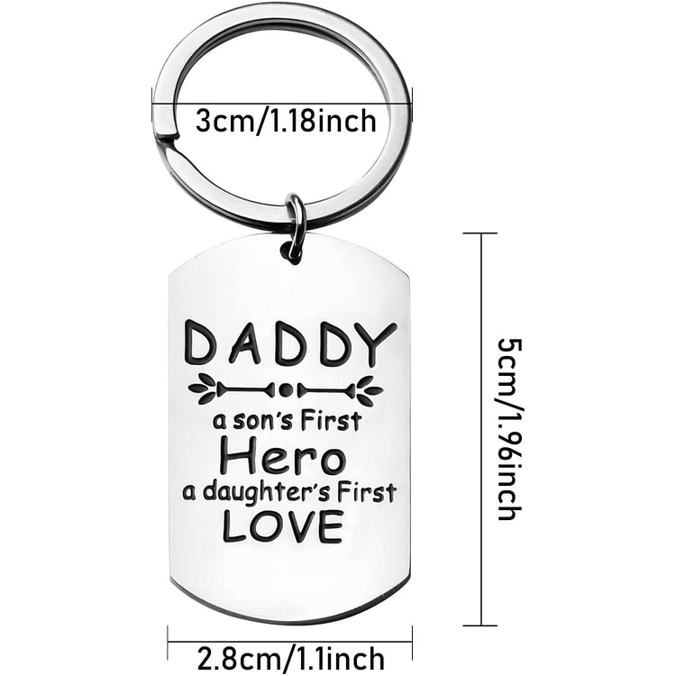 925 Sterling Silver Father's Day Dad Gifts from Daughter Son