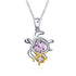 925 Sterling Silver Mom and Baby Turtle Necklace - onlyone