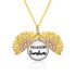 925 Sterling Silver Customized Sunflower Open Locket Necklace, Gift For Mom - onlyone