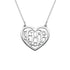 925 Sterling Silver Initial Monogram Necklace - onlyone