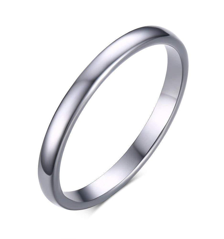 925 Sterling Silver Personalized Thin Band Engraved Ring - onlyone